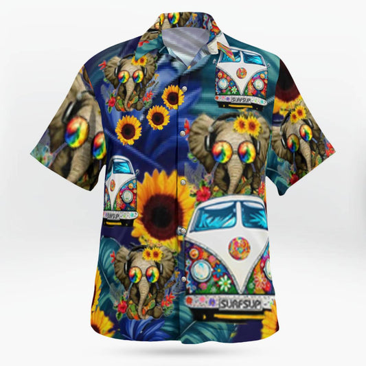 Elephant Hawaiian Shirt Unisex Streetwear Unique Birthday Gifts For Dad – Moonbestprint
