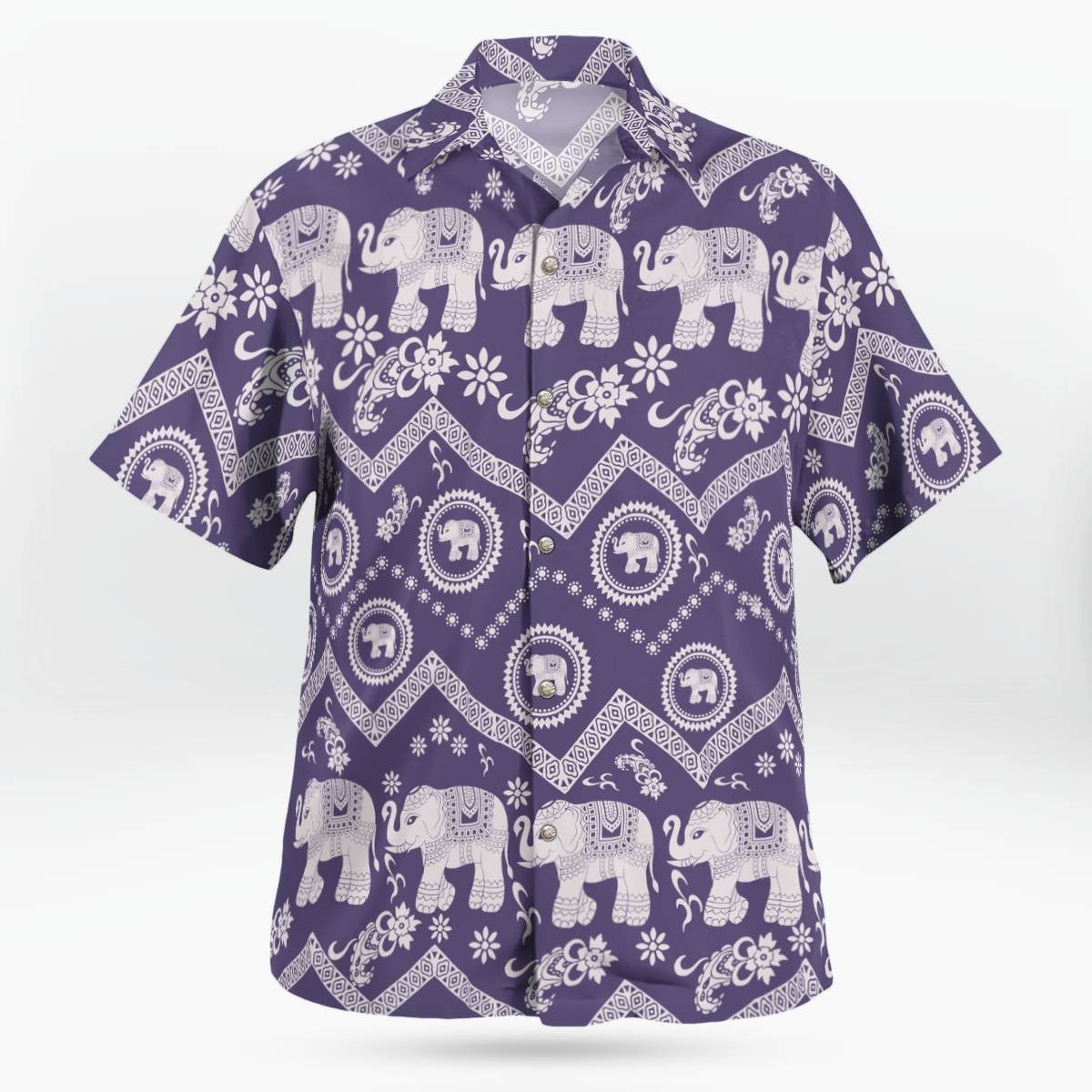 Elephant Hawaiian Shirt Unisex Streetwear Unique Birthday Gifts For Men Women – Moonbestprint