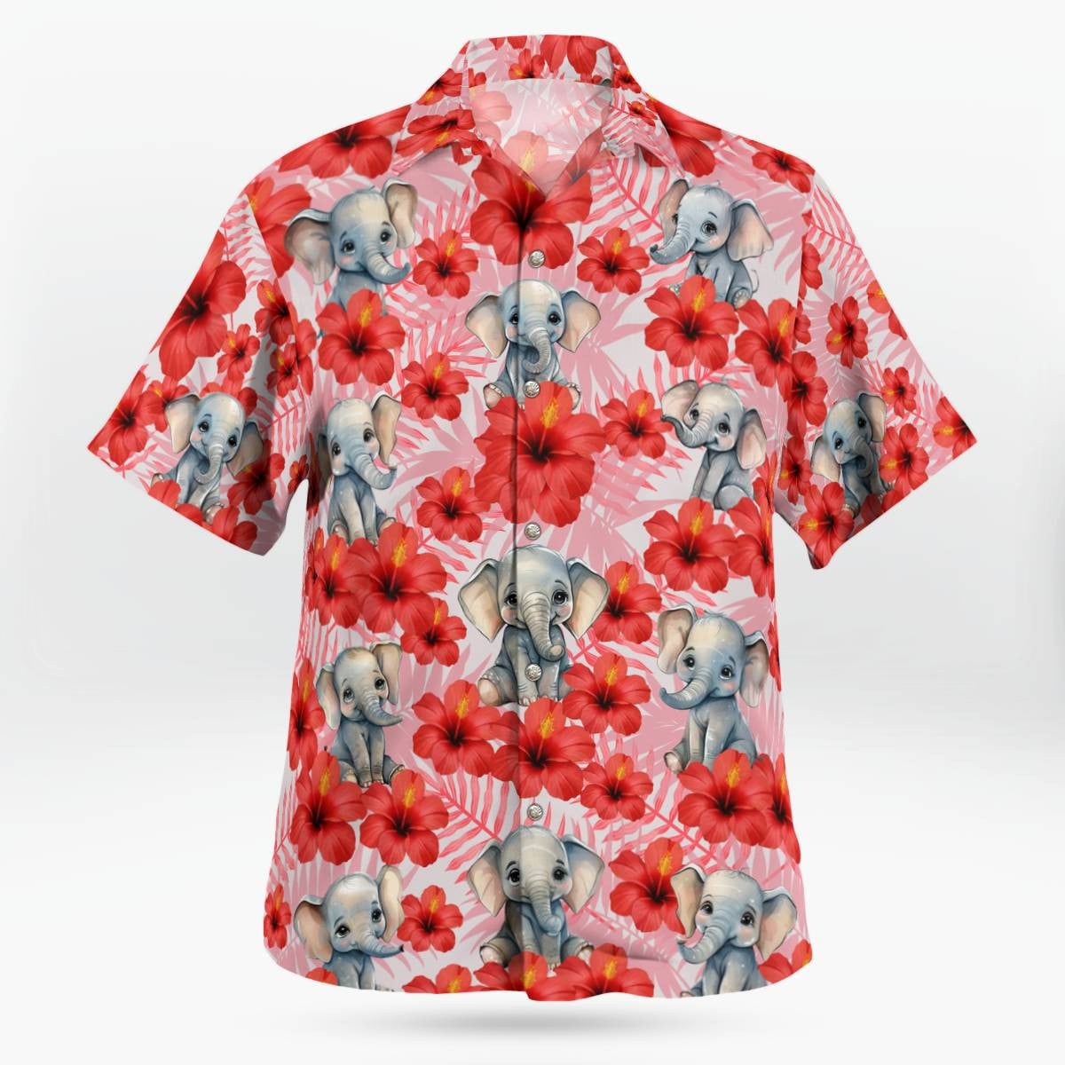 Elephant Hawaiian Shirt Unique Valentine Gifts Ideas For Men Women – Moonbestprint