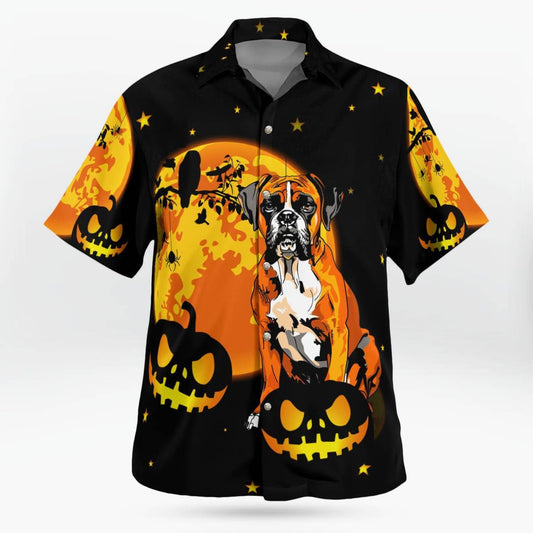 Boxer Halloween Hawaiian Shirt Unique Gifts Ideas For Men Women – Moonbestprint