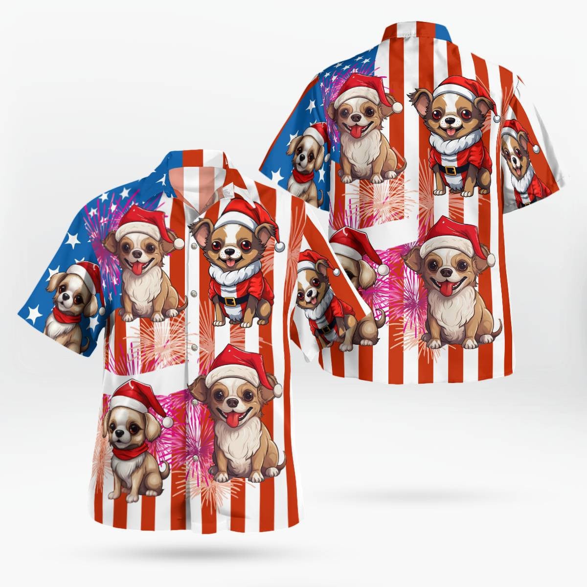 Chihuahua Hawaiian Shirt Unisex Streetwear Unique Gifts For Dog Owners – Moonbestprint