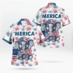 Elephant Hawaiian Shirt Unisex Streetwear Unique Gifts For Husband Dad – Moonbestprint
