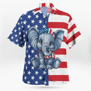 Elephant Hawaiian Shirt Unisex Streetwear Unique Gifts For Him – Moonbestprint