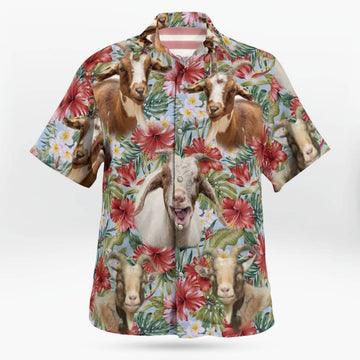 Goat Hawaiian Shirt Unisex Streetwear Unique Gifts For Goat Lovers – Moonbestprint