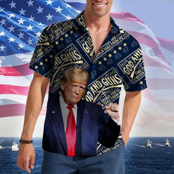 God And Guns Two Things You'll Never Take From Me Hawaiian Shirt 2026 Merch Gifts For Dad – Moonbestprint