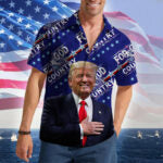 For God And Country Hawaiian Shirt 2026 Merch Patriotic Button Up Shirt Gifts For Father – Moonbestprint