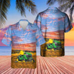 John Deere Hawaiian Shirt Tractor Button Up Summer Shirts Men Gifts For Dad – Moonbestprint