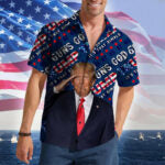 God Guns It's That Simple Hawaiian Shirt 2026 Merch Pro Button Up Shirt Men's – Moonbestprint