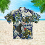 Godzilla Hawaiian Shirt Summer Button Ups Gifts For Godzilla Lovers Guys – Moonbestprint