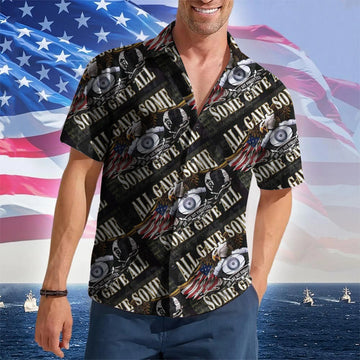 POW'MIA All Gave Some Some Gave All Hawaiian Shirt Proud Served Veterans Button Up Shirt – Moonbestprint