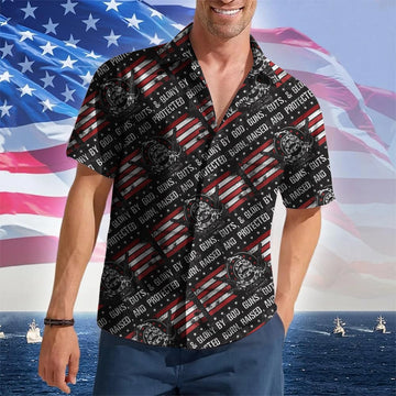 By God Guns Guts And Glory Hawaiian Shirt Support 2nd Amendment Patriotic Button Up Shirt – Moonbestprint