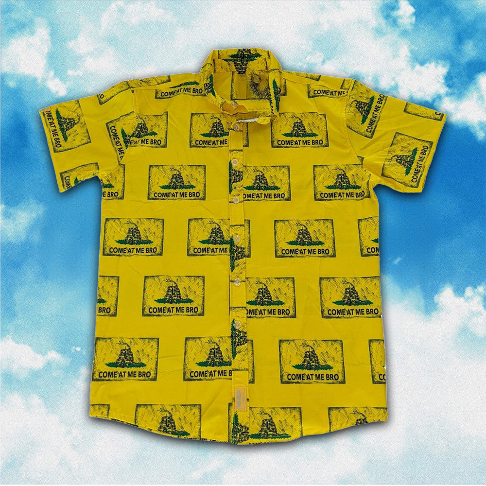 Tactical Hawaiian Shirt Come At Me Bro Guns Button Up Shirt 2nd Amendment Gifts For Gun Lovers – Moonbestprint