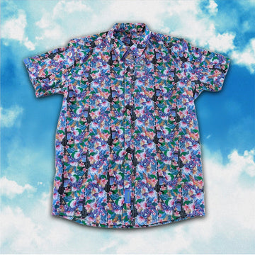 Tactical Hawaiian Shirt Flowers And Guns Button Up Shirt Gun Lovers Gifts For Dad – Moonbestprint