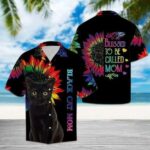 Blessed To Be Called Black Cat Mom Hawaiian Shirt For Black Cat Mom Gifts Christmas – Moonbestprint