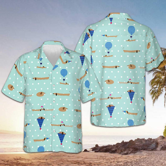 Dachshund Dogs Are The Best Hawaiian Shirt Cute Sausage Dog Themed Graphic – Moonbestprint