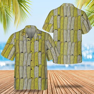 Corn Plant Hawaiian Shirt Men's Short Sleeve Button Up Gift Ideas For Boyfriend – Moonbestprint
