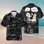 Maths Pythagoras And Einstein Hawaiian Shirt Men's Short Sleeve Button Up Math Lovers Gifts – Moonbestprint