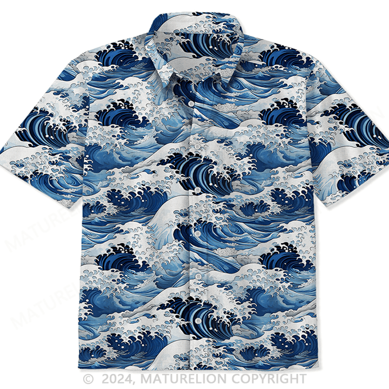 Japanese Ukiyo-E Hawaiian Shirt Sarcastic Quote T-Shirt for Men Comical Shirt – Moonbestprint