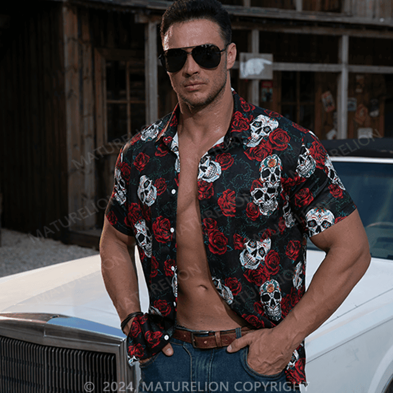 Bloom And Death Hawaiian Shirt Funny Saying Tee for Men Hilarious Graphic Shirt – Moonbestprint