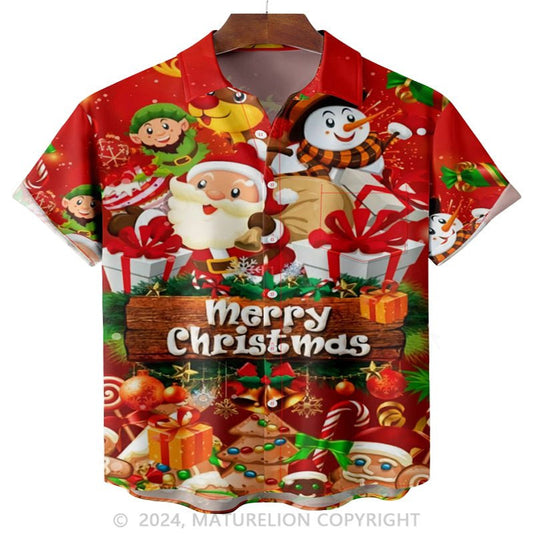 Christmas Party Pocket Short Sleeve Hawaiian Shirt Sarcastic Quote T-Shirt for Men Comical Sh – Moonbestprint