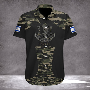 IDF Hawaiian Shirt Stand With You Israel Shirt Israel Defense Forces Camo Merch For Supporters – Moonbestprint