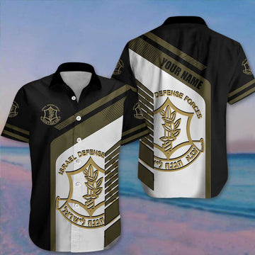 Personalized Israel Defense Forces Hawaiian Shirt IDF Shirt Pro Israel Clothing Israeli Gifts – Moonbestprint
