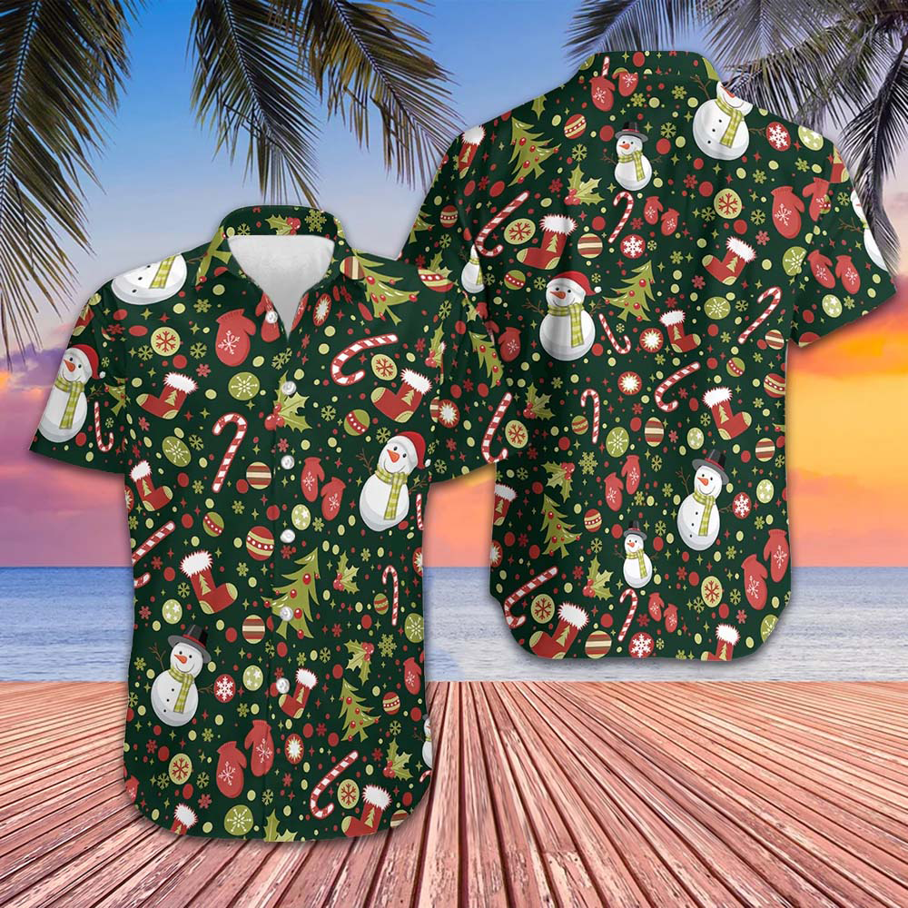 Merry Christmas Pattern Hawaiian Shirt Family Christmas Shirts 2026 Gifts For Him – Moonbestprint