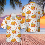 Thanksgiving Fall Leaves And Pumpkins Hawaiian Shirt Thanksgiving 2026 Shirts Gifts For Him – Moonbestprint