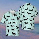 Dachshund Dogs Hawaiian Shirt Vacation Button Down Shirts Gifts For Dachshund Lovers – Moonbestprint