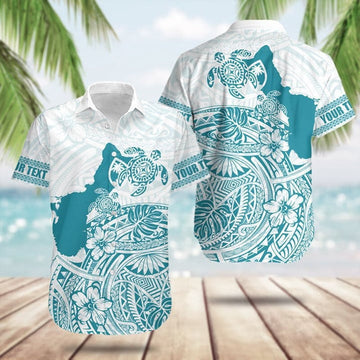Custom Guam Map Maori Pattern Turtle Hawaiian Shirt Summer Button Up Shirts Gifts For Vacation – Moonbestprint