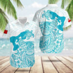 Tonga Map Maori Pattern Turtle Black Hawaiian Shirt Button Up Summer Shirts For Men Gift – Moonbestprint