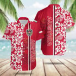 Austria Coat Of Arms Hibiscus Pattern Hawaiian Shirt Cool Summer Shirts Austrian Gift Ideas – Moonbestprint