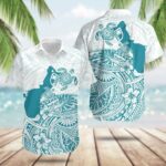 Guam Map Maori Pattern Turtle Hawaiian Shirt Summer Button Down Shirts Gifts For Men's – Moonbestprint