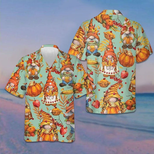 Farm Harvest Festival Gnomes Thanksgiving Hawaiian Shirt Thanksgiving 2026 Gift Ideas – Moonbestprint
