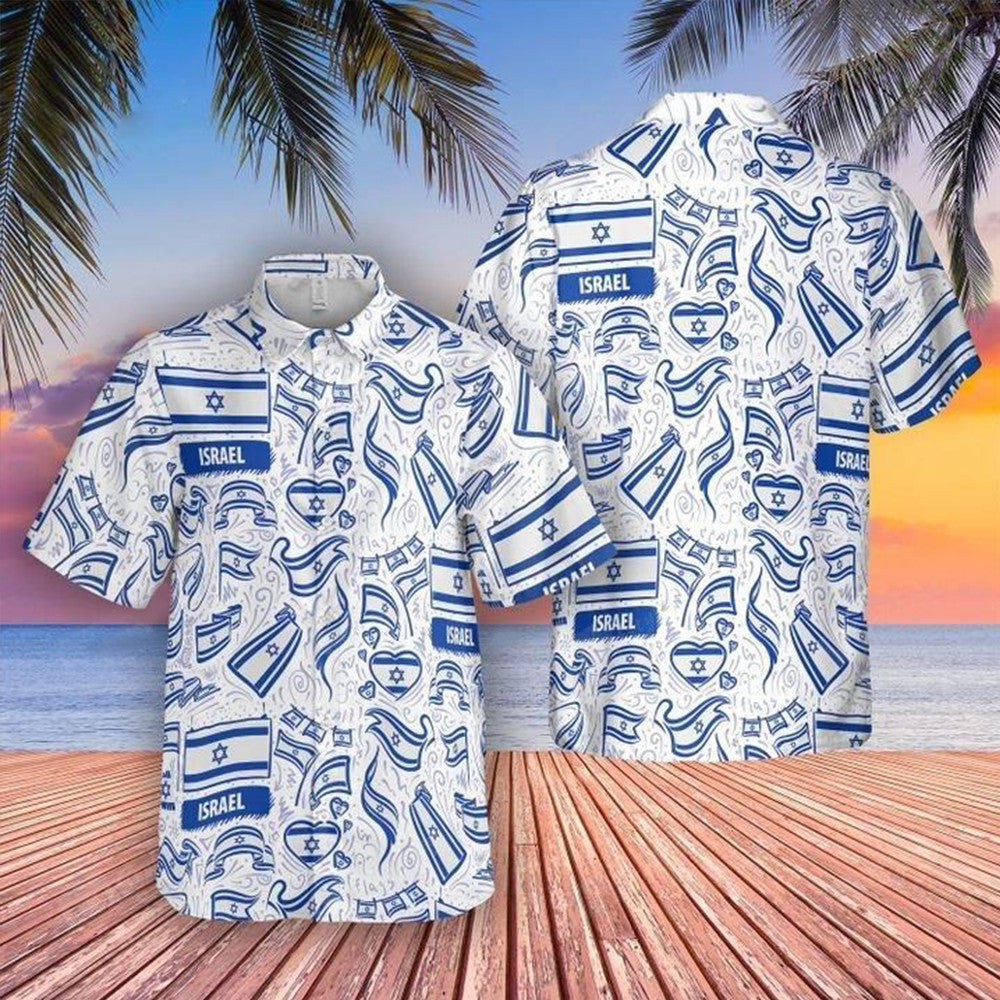Israel Hawaiian Shirt Israel Stop War Shirt I Stand With Israel Clothing Israeli Merchandise – Moonbestprint