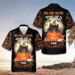 Dachshund We Are Never Too Old For Halloween Hawaiian Shirt Dog Lover Short Sleeve Button Down – Moonbestprint