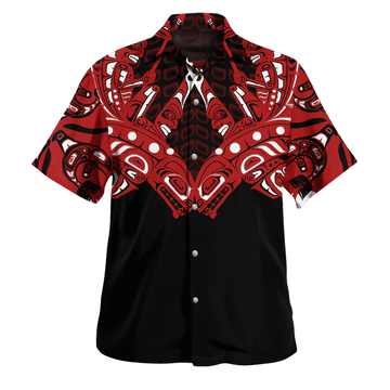 Killer Whale Haida Art Print Hawaii Shirt Northwest Pacific Style Apparel Gifts – Moonbestprint