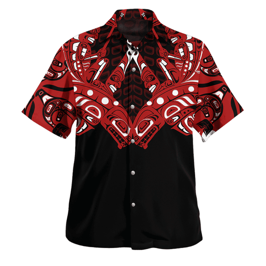 Killer Whale Haida Art Print Hawaii Shirt Northwest Pacific Style Apparel Gifts – Moonbestprint