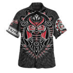 Personalized Death And Rebirth 3D Print Hawaii Shirt Haida Art Style Men's Clothing – Moonbestprint
