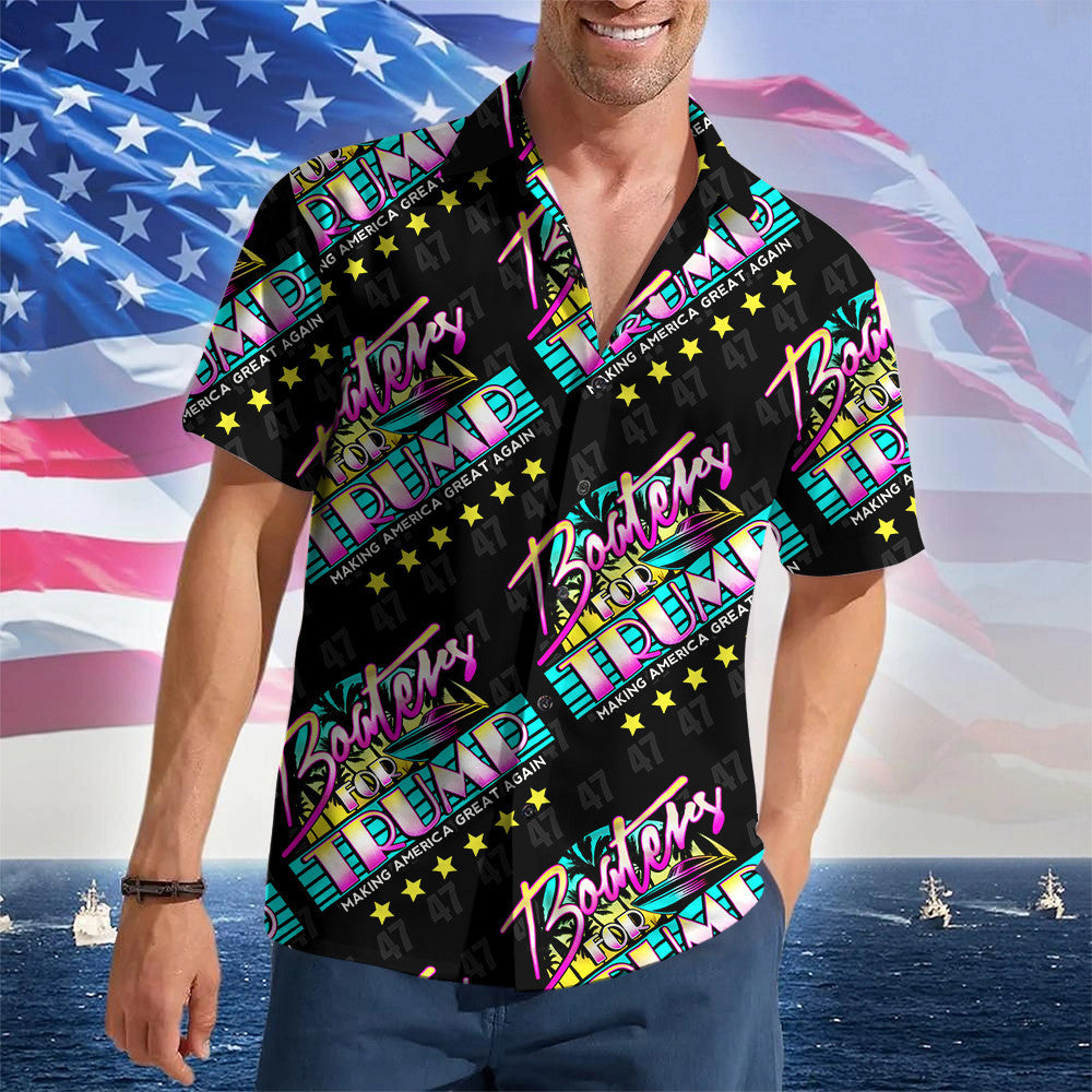 Boaters For 2026 Hawaiian Shirt Campaign Patriotic Button Up Shirt Gifts For Boater – Moonbestprint