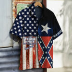 Vance Hawaiian Shirt Texas And American Flag Old Dixie Shirt Vintage Southern Pride Merch – Moonbestprint
