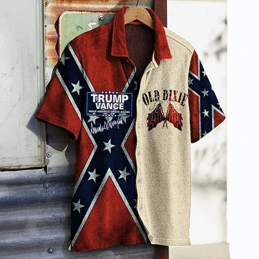 Vance Make America Great Again Old Dixie Hawaiian Shirt Victory Shirt – Moonbestprint