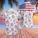 America Marijuana Leaf Hawaiian Shirt Beach Short Sleeve Button Down Gifts For Smokers – Moonbestprint