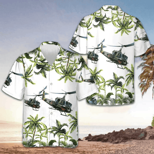 United States Army Helicopter Hawaiian Shirt Men's Button Up Shirts Summer Gifts For Army – Moonbestprint