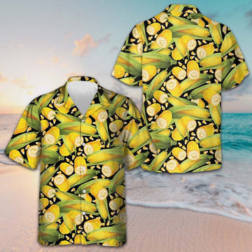 Corn Harvest Hawaiian Shirt Men's Short Sleeve Button Down Beach Shirts Gifts For Son – Moonbestprint