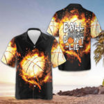 Ball Don't Lie Hawaiian Shirt Red Flame Baseball Shirt Gifts For Baseball Players – Moonbestprint
