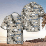 Goat Island Hawaiian Shirt Short Sleeve Button Down Beach Shirts Gifts For Goat Lovers – Moonbestprint