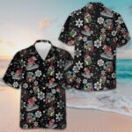 Christmas Party Night With Skeletons Hawaiian Shirt Funny Santa Skeleton Shirt Best Gifts – Moonbestprint