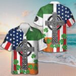 Irish American Hawaiian Shirt Saint Patricks Day Shirts Gifts For Irish – Moonbestprint