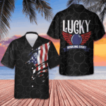 Black Bowling USA Flag Pattern Hawaiian Shirt Lucky Bowling Shirt Clothing Gifts For Bowlers – Moonbestprint
